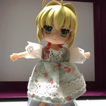 【オビツ11 服】華やかお嬢さんのよそいきワンピ