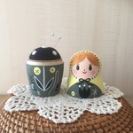 母の日に♫北欧ガール＊マトリョーシカ針山＊羊毛ピンクッション