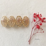 Pink Baby’s Breath Barrette