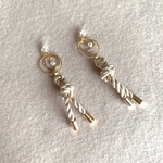 ツイストコードピアス ♡爽やかマリン♡