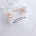 Kasumi pearl bouquet ＊ear accessory