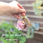   《新作》アロマワックスサシェ ＊アジサイと木の実♪