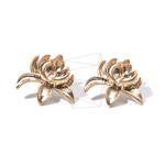 ERG-856-MG【2個入り】ロータスフラワーピアス,Lotus Flower Earring/19mm X 18mm