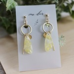 リングと小さいひし形　イエロー