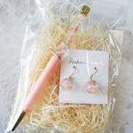 【名入れ可】選べるセット♡ハーバリウムボールペン×ハーバリウムピアス〈母の日〉〈ギフト〉〈プレゼント〉〈名入れ〉〈オーダーメイド〉