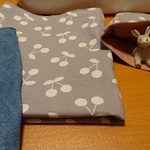 【tomomi313様 専用】巾着三点、ガーゼハンカチ (送料込み)