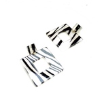 Zebra Pattern Square ピアス