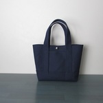 帆布のミニトート　ネイビー