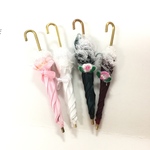 1本 傘 日傘 アンブレラー パラソル アクセサリー ハンドメイド パーツ 