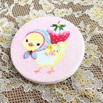 コンパクトミラー「ちっちゃい苺同盟」