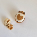 【受注販売】ハムちゃんブローチ