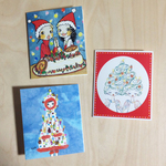 クリスマスカード3枚セット