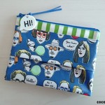 ポケットティッシュポーチ 　 　 * Mini Global Face　　col. smoke navy
