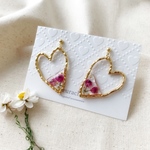 Flower × Heart ピアス/イヤリング