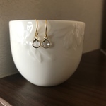 ひとつぶがキラリ☆クリアガラスのシンプルピアス