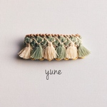 バレッタ【mintgreen braid】