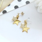 *2827*Double star earring／pierce