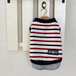 犬服 タンクトップ 重ね着風 着丈長め