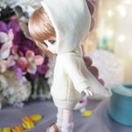 オビツ11　恐竜パーカーワンピース