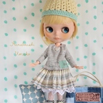 ＊ローウエストワンピース＊レモンカラー＊トータルコーデ８点セット＊ blythe outfit＊ブライス ＊