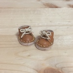 オビツ11 サイズ  編み上げショートブーツ  キャメル