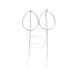 ERG-865-R【2個入り】ティアドロップチェーンチャーム,Tear Drop Chain Earring Charm