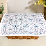 刺し子 ふきん   花刺し