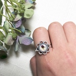 mini  flower〈pink/sv〉