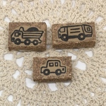 50.働く車セット…消しゴムはんこ