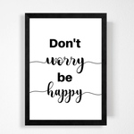 2点で送料無料♡シンプルで可愛い英文ハンドメイドポスター♡モノトーン、北欧インテリア好きな方に♡