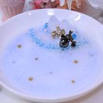 リクエストオーダー品★自転車乗りのうさぎさん★スカイブルー★アクセサリートレー
