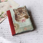 アンティーク猫*カードケース*名刺入れ*アンティークブック型