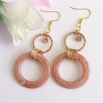 再販【300円】ダブルリング ピアス