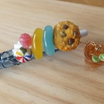 再販☆チョコチップクッキーとアイスティーのスイーツデコ☆ボールペン