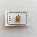 真鍮のブローチ【亀】