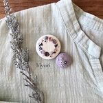 刺繍ブローチ 2個セット