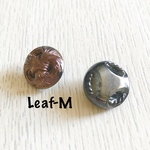 ＊1点限り＊【France Vintage】 ガラス ビンテージボタンセット (2個)