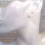 花ふわり・ピアス　スノーホワイト