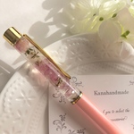本物の桜 舞い散る♡ハーバリウムボールペン