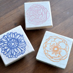 大きめフラワースタンプ３点SET