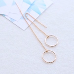 14kgf ゴールドRing アメリカンピアス