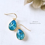 swarovski drop pierce/earring 大きなスワロの雫ピアス/イヤリング