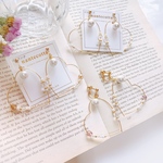 ハートフープイヤリング/ピアス
