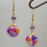 【再販】ハーバリウムピアス ～flower princess～