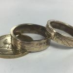 フランス 20サンチーム コインリング　ペアリング