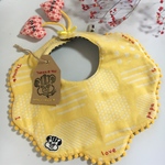 ⍣リバーシブル𓅷⍣くまちゃん刺繍ふわふわbib2