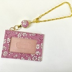 カルトナージュ・リバティリール付きパスケース