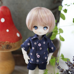ブルーベリー 半袖シャツ＆ショートパンツセット ☆ オビツ11サイズ