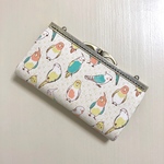 ＊インコがいっぱい長財布