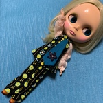 ブライス、リカちゃん用アウトフィット 、ブラック